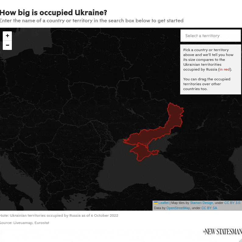 How much territory does Ukraine control? Use this interactive map to find out